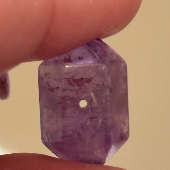 Purple Amethyst Gemstone Pendant - Picture 3 of 6